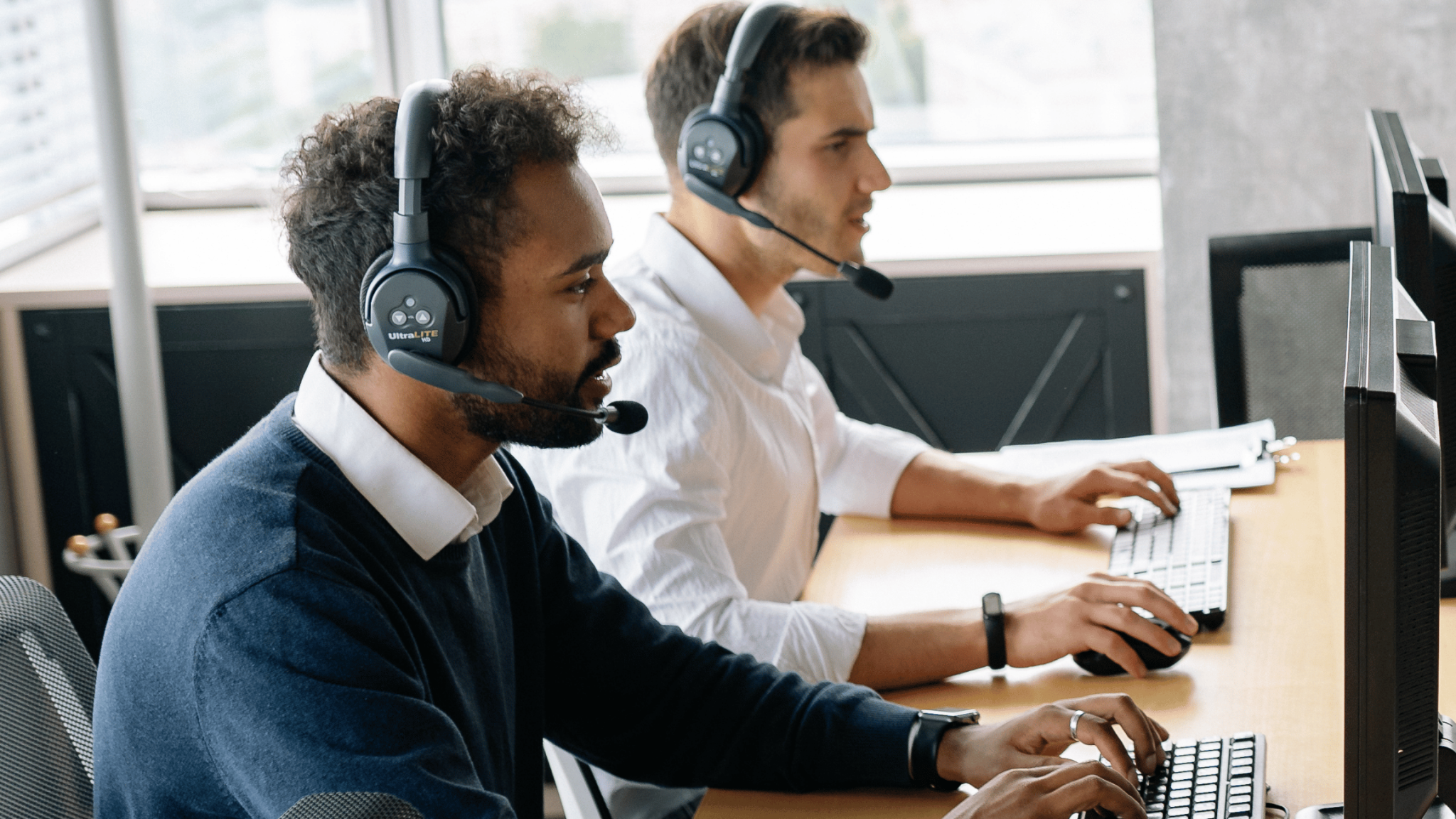 Outsourced SDR Agents running a B2B campaign