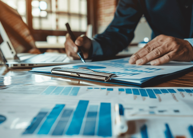 Charts and Graphs showing excellent results